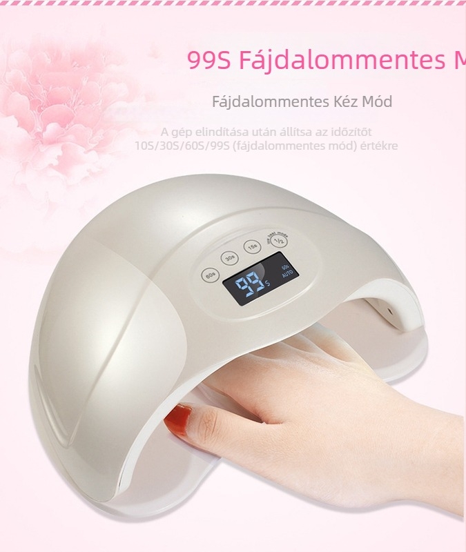 SUN5 PLUS UV körömlámpa LED-del, 48W, 2. generáció