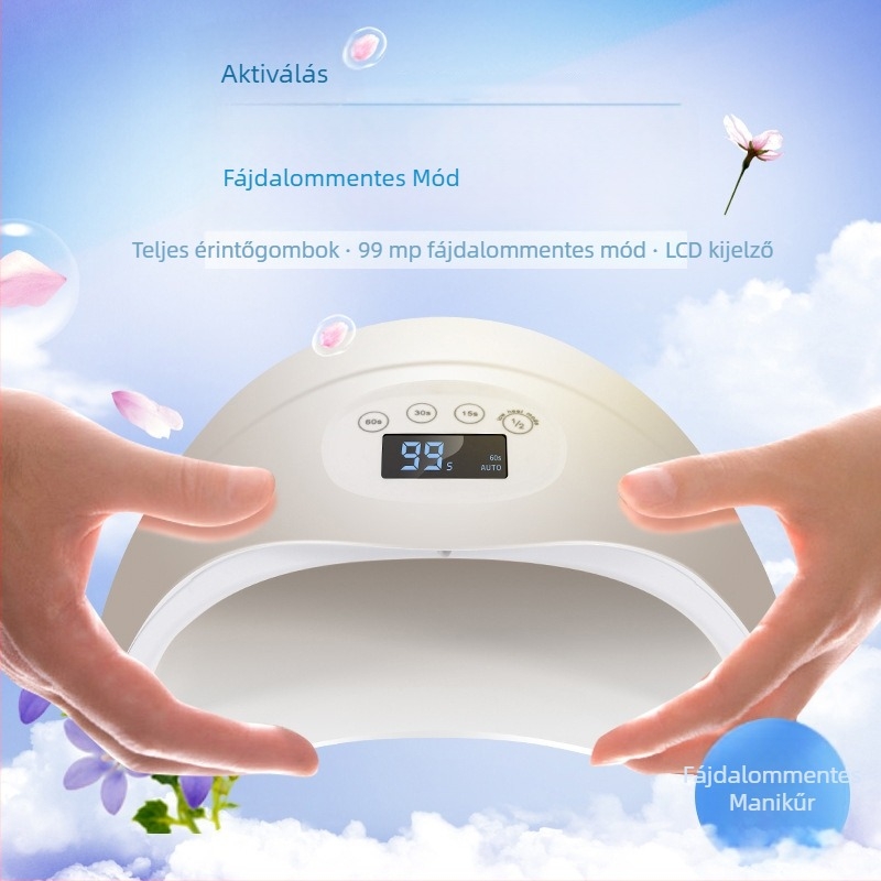 SUN5 PLUS UV körömlámpa LED-del, 48W, 2. generáció