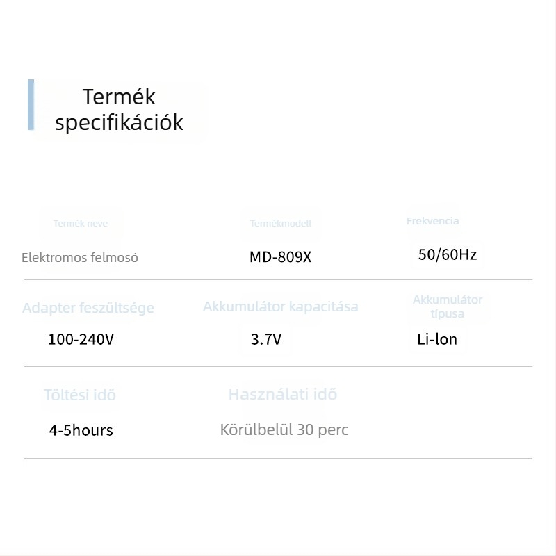 Családi, vezeték nélküli elektromos felmosó, kézi, többfunkciós felmosó a padlók és a csempék tisztításához, polírozás és viaszolás