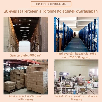 Rózsaszín szilikon körömdíszítő tollkészlet, 10 darab: 5 vonalrajz toll és 5 kétoldalas körömdíszítő toll