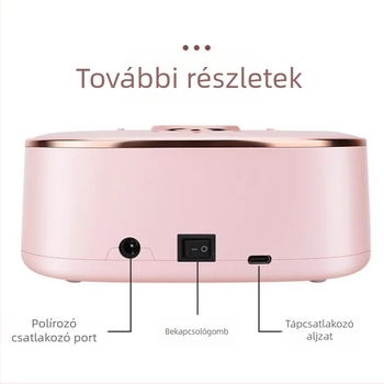 Oxxi elektromos körömpolírozó fém fogantyúval, újratölthető