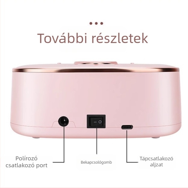 Oxxi elektromos körömpolírozó fém fogantyúval, újratölthető