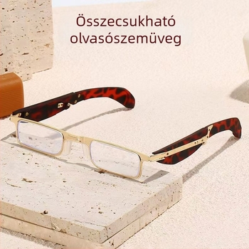 Kiemelkedően mini összecsukható olvasószemüveg kékfény-szűrővel középkorúak és idősek számára