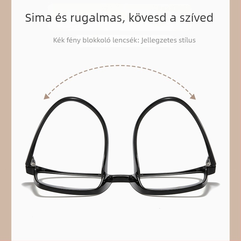 Elderly 100 olvasó szemüveg, ultra könnyű, kékfény védelem, HD-minőségű, uniszex, modell 695