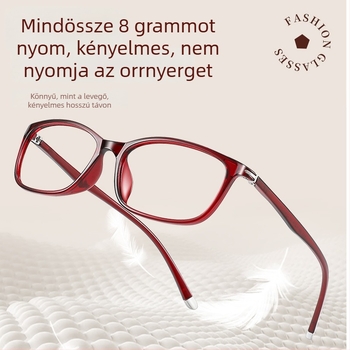 Ultra könnyű, HD anti-kék fény olvasószemüveg nőknek, modell 96003, elegáns és fiatalos, TR90 kerettel
