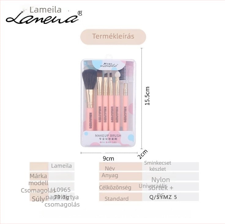 Lamella 6 darabos sminkecset készlet kezdőknek, modell L0965