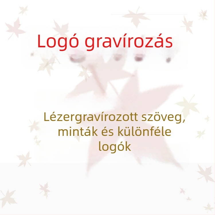 Logó lézergravírozás a hajkefén, személyre szabott üdvözlő szöveggel és mintákkal, gyors minta alapján gravírozás, gravírozás ajándékdoboza.