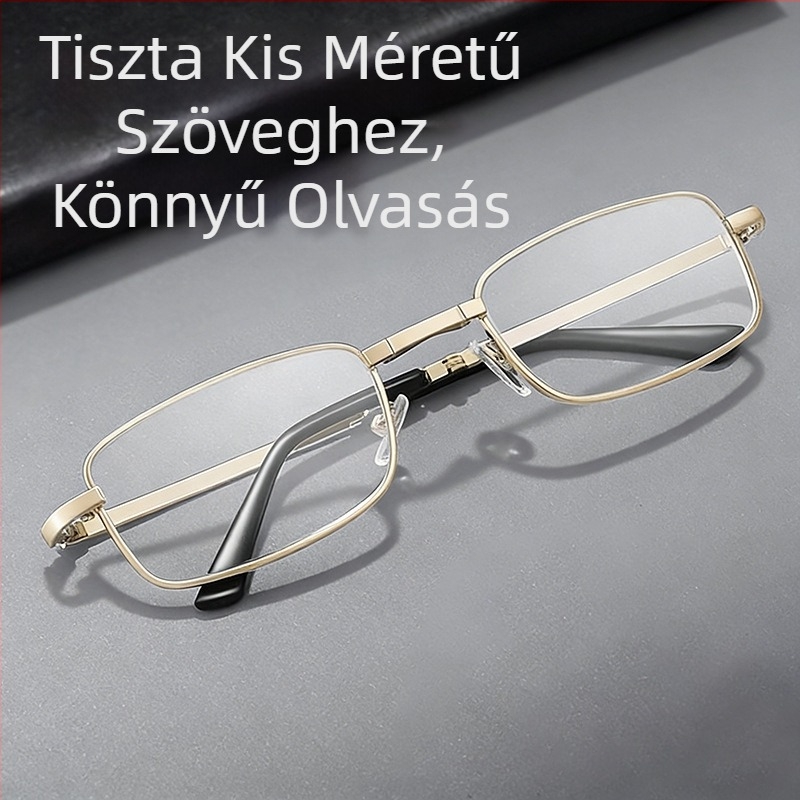 Új összehajtható olvasószemüveg kékfény elleni védelemmel, modell 2233, kiváló minőségű nagyító szemüveg férfiaknak, hordozható