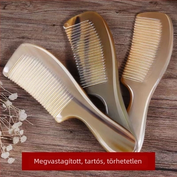 Vastagodott műanyag hajkefe női hosszú hajhoz, fésülés és simítás, hordozható
