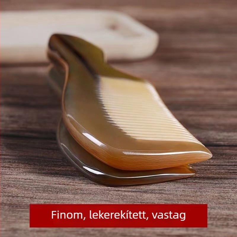 Vastagodott műanyag hajkefe női hosszú hajhoz, fésülés és simítás, hordozható