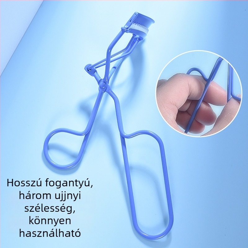 Marianne hosszú fogantyújú szempillagöndörítő fésűvel, hordozható, kompakt, kezdőknek