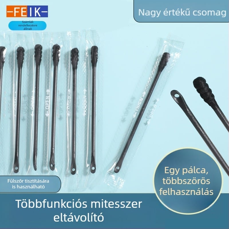 Feketefej-eltávolító eszköz akne-tűvel és orrkaparóval – egyszer használatos