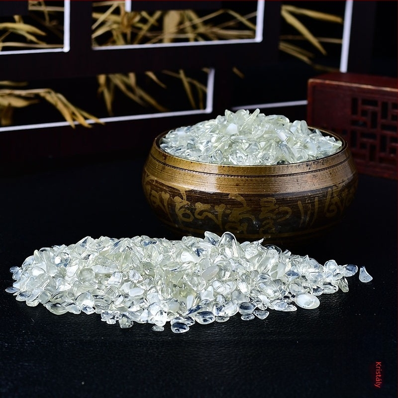 Run Dui Crystal Titanium Opal Gravel — Geometriai dekor kiegészítő virágcserepekhez, vázákhoz és akváriumokhoz