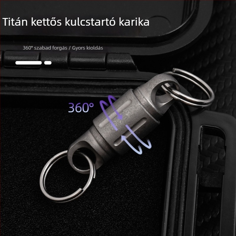 Titánium ötvözet mágneses gyorsoldó kulcstartó csat FB61
