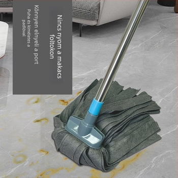 Varázslatos szövetes mop, varrat nélküli, lapos fejű, nedvszívó, otthoni használatra