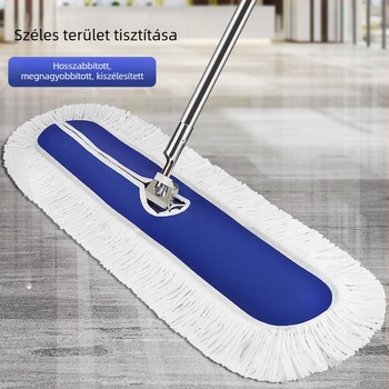 Pamutból készült lapos mop kerámia burkolatokhoz, nagy méret, kereskedelmi használat