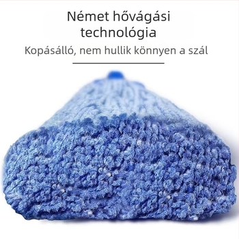 Pamutfonalas mop padlólapokhoz, nagy méret, tartós és könnyen tisztítható.