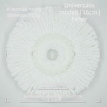 Shangqi pamut mop fej, univerzális, forgó, kör alakú lemez