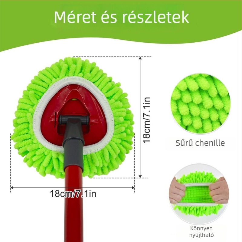 Vileda/O-Cedar RinseClean forgó mophoz cserélhető fej, chenille, második generáció