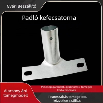 Fém csatlakozóval rendelkező padlókefe fej — tisztító keféhez tartozó cseredarab
