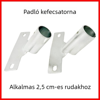 Fém csatlakozóval rendelkező padlókefe fej — tisztító keféhez tartozó cseredarab