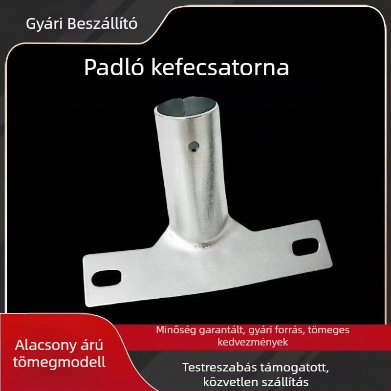Fém csatlakozóval rendelkező padlókefe fej — tisztító keféhez tartozó cseredarab