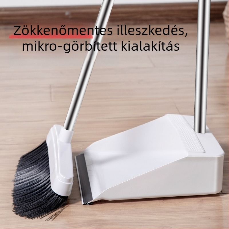 Testreszabható seprű- és lapátkészlet puha sörtéjű seprűvel fürdőszobába és konyhába