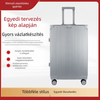 Egyedi divatos utazótáska, uniszex, 24 hüvelykes nagy kapacitású; 20 hüvelykes diák modell univerzális kerekekkel és TSA kombinációs zárakkal
