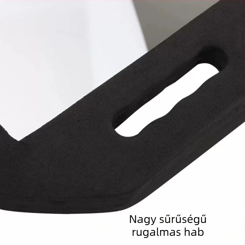 Habos hátlappal ellátott négyzet alakú fali sminktükör