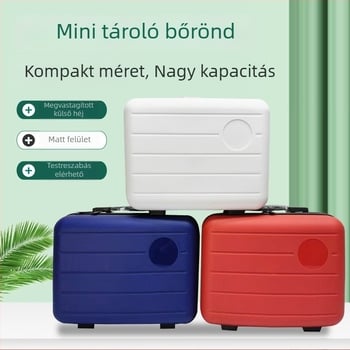 14 hüvelykes mini kozmetikai táska üzleti utazásokhoz, kompakt tárolótáska testreszabható logó színekkel