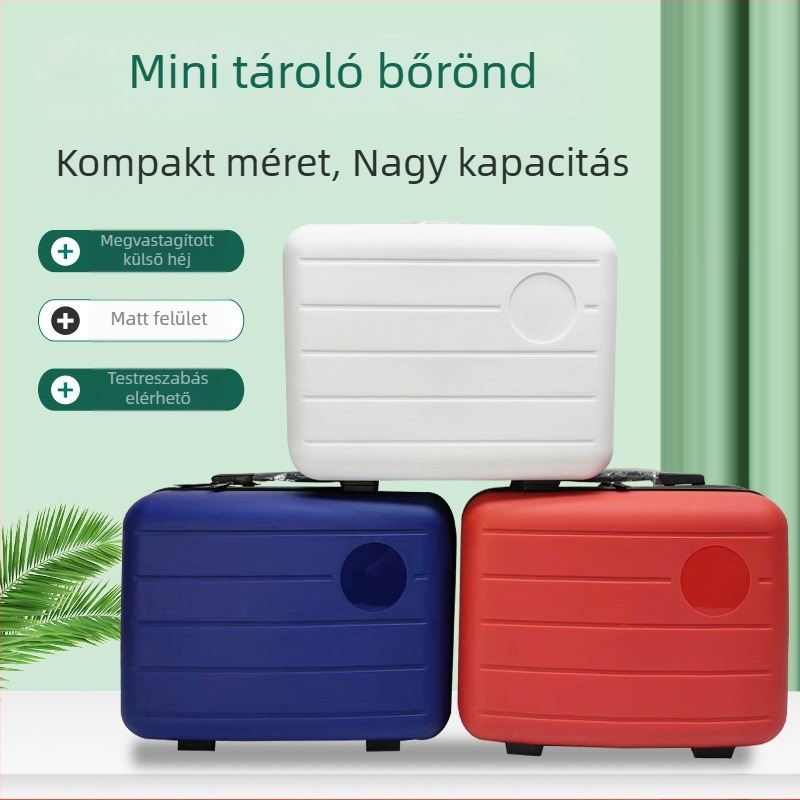 14 hüvelykes mini kozmetikai táska üzleti utazásokhoz, kompakt tárolótáska testreszabható logó színekkel