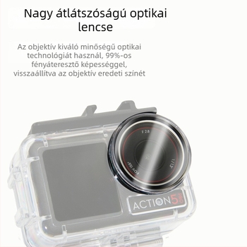 DJI Action5 Pro/4/3 vízálló ház — 60 m mélységig merüléshez, kiegészítő sportkamerához