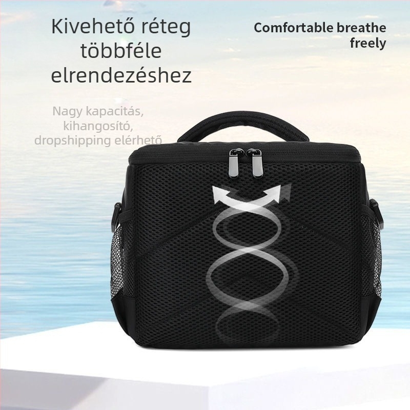 Vízálló kameratáska, nagy kapacitású, hordozható és megerősített