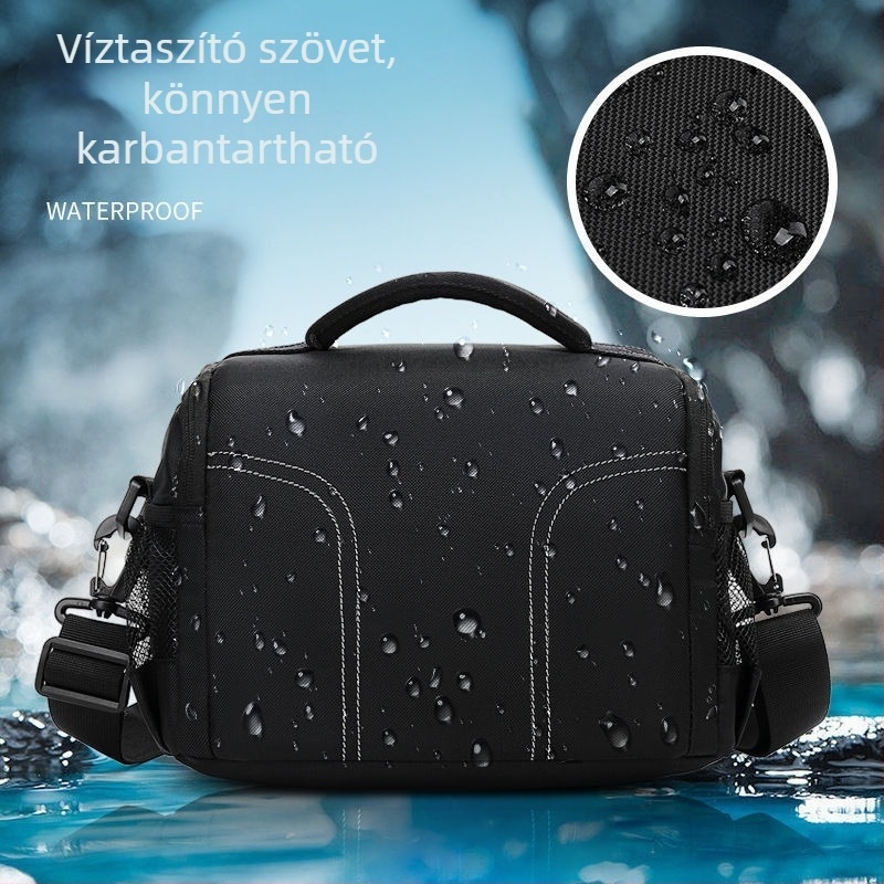Vízálló kameratáska, nagy kapacitású, hordozható és megerősített