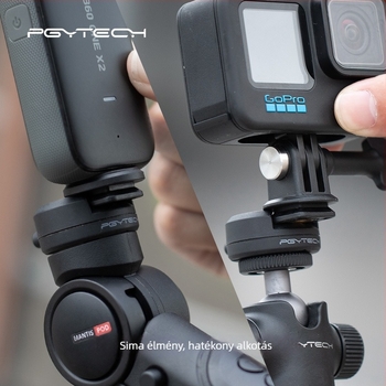 PGYTECH CapLock akciókamera gyorskioldó készlet, gömbfej gyorskioldó készlet és adapter kiegészítők