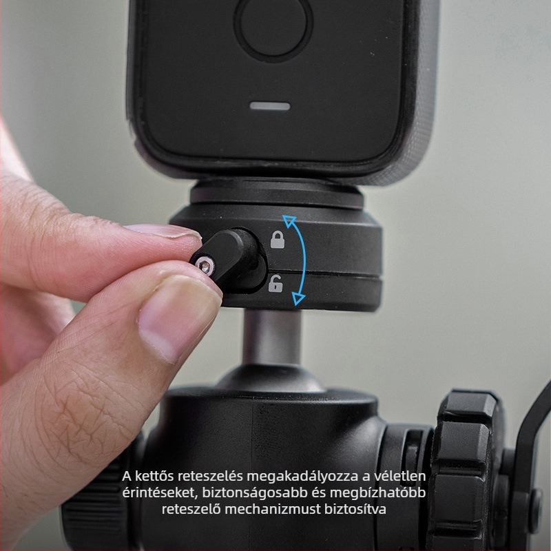 PGYTECH CapLock akciókamera gyorskioldó készlet, gömbfej gyorskioldó készlet és adapter kiegészítők