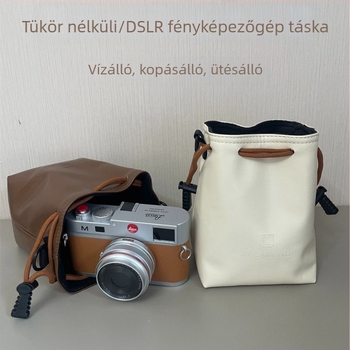 Kamera- és objektív védőtok, kompakt fotózási tároló táska