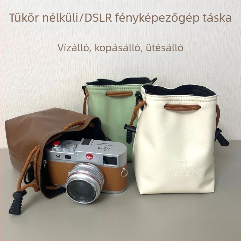 Kamera- és objektív védőtok, kompakt fotózási tároló táska