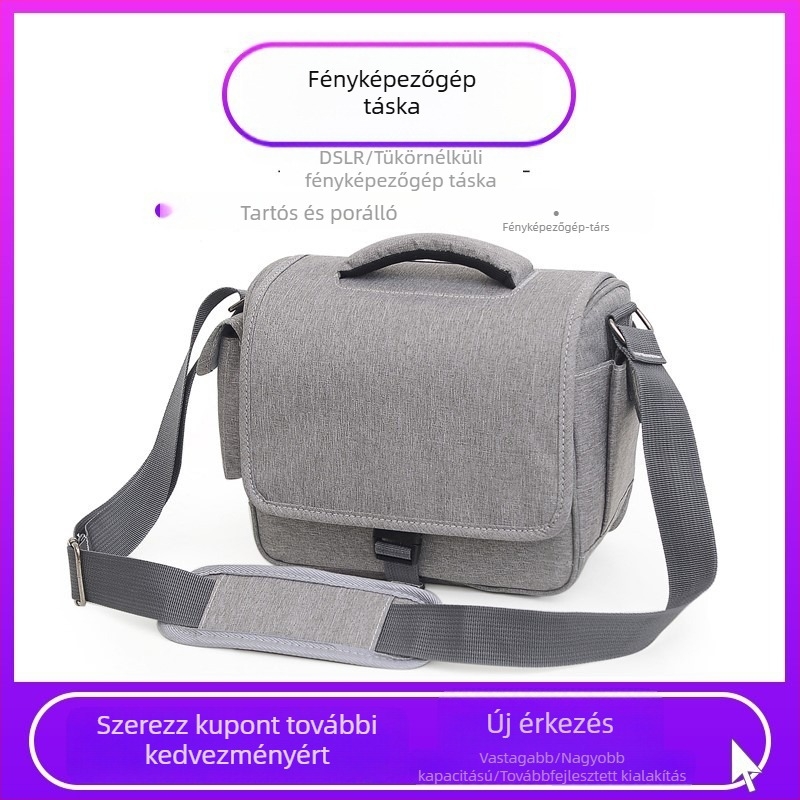 Vízálló vállkamera táska mirrorless/DSLR készülékekhez logó testreszabással