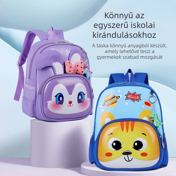 Új óvodai hátizsák rajzfilm karakterrel, uniszex gyerekeknek 2-7 éves korig, könnyű, vízálló nylonból