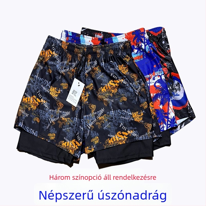 Férfi úszónadrág, úszószemüveg, strandnadrág és úszósapka – Plus Size