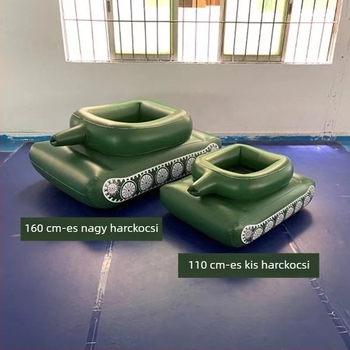 Felfújható tank medencéhez vízpuskával és szökőkúttal