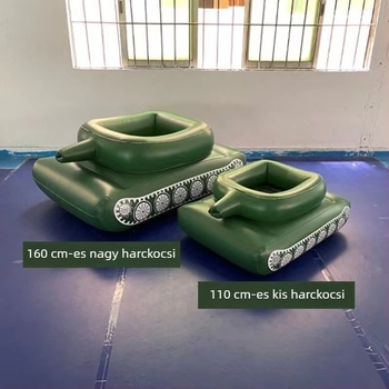 Felfújható tank medencéhez vízpuskával és szökőkúttal
