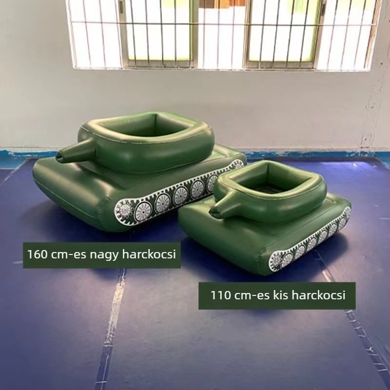 Felfújható tank medencéhez vízpuskával és szökőkúttal