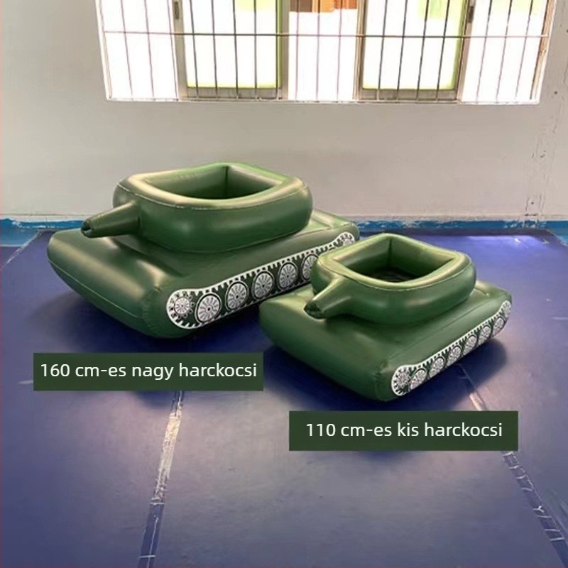 Felfújható tank medencéhez vízpuskával és szökőkúttal