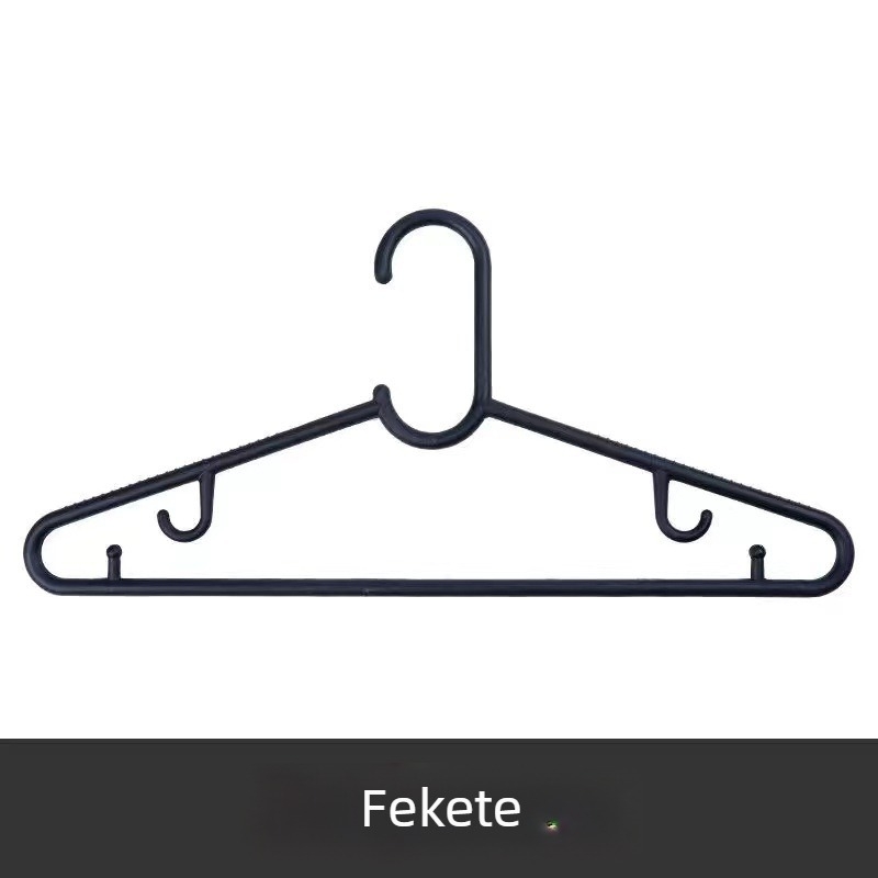 42 cm műanyag vállfa, csúszásmentes, vastagított kialakítás