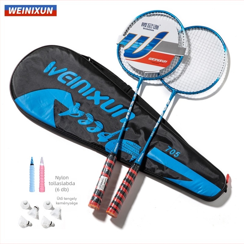 Venezon badmintonütő készlet felnőtteknek, kezdő edzéshez, páros játékhoz