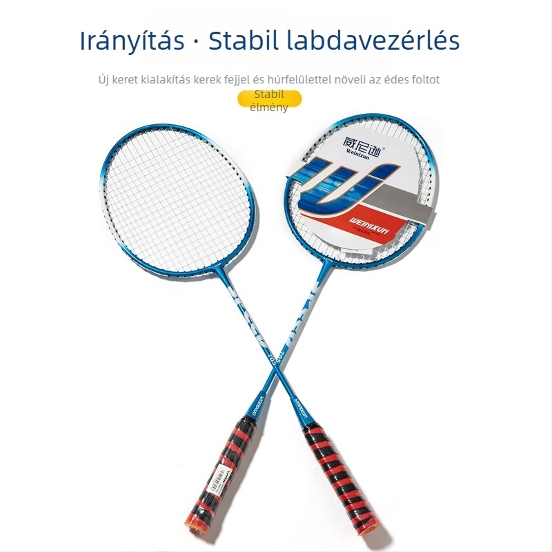 Venezon badmintonütő készlet felnőtteknek, kezdő edzéshez, páros játékhoz