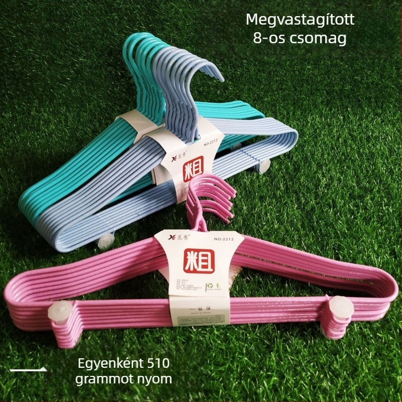 8 db 45 cm vastag ruhaakasztó, modell 2212