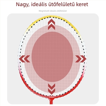 Boshika badmintonütő kezdőknek - két ütőből álló diákok számára szánt készlet